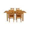 Country Oak 180cm Extending Oak Table and 4 Windermere Timber Seat Chair Set - 7 Country Oak 180cm Extending Oak Table and 4 Windermere Timber Seat Chair Set - 7