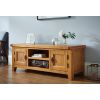 Country Oak Large Double Door Fully Assembled TV Unit - SUMMER SALE - 2 Country Oak Large Double Door Fully Assembled TV Unit - SUMMER SALE - 2