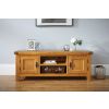 Country Oak Large Double Door Fully Assembled TV Unit - SUMMER SALE - 3 Country Oak Large Double Door Fully Assembled TV Unit - SUMMER SALE - 3