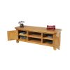Country Oak Large Double Door Fully Assembled TV Unit - SUMMER SALE - 9 Country Oak Large Double Door Fully Assembled TV Unit - SUMMER SALE - 9