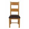 Chester Ladder Back Brown Leather Seat Oak Dining Chair - £20 OFF SUMMER SALE - 4 Chester Ladder Back Brown Leather Seat Oak Dining Chair - £20 OFF SUMMER SALE - 4