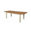 Country Oak 230cm Butterfly Extending Cream Painted Dining Table - SUMMER SALE - 5