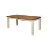 Country Oak 230cm Butterfly Extending Cream Painted Dining Table - SUMMER SALE - 7