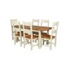 Country Oak 140cm to 180cm Butterfly Extending Cream Painted Dining Table - SUMMER SALE - 12