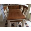 Country Oak 140cm to 180cm Butterfly Extending Cream Painted Dining Table - SUMMER SALE - 14