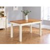 Country Oak 140cm - 180cm Butterfly Extending Cream Painted Dining Table - AUTUMN SALE - 3