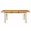 Country Oak 140cm - 180cm Butterfly Extending Cream Painted Dining Table - AUTUMN SALE - 10