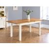 Country Oak 140cm - 180cm Butterfly Extending Cream Painted Dining Table - AUTUMN SALE - 2