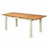 Country Oak 140cm - 180cm Butterfly Extending Cream Painted Dining Table - AUTUMN SALE - 9