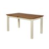 Country Oak 140cm to 180cm Butterfly Extending Cream Painted Dining Table - SUMMER SALE - 9