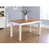 Country Oak 140cm to 180cm Butterfly Extending Cream Painted Dining Table - SUMMER SALE - 6
