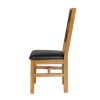 Windermere Cross Back Oak Chair With Black Leather Seat - 20% Off Discount Code FLASH - 5 Windermere Cross Back Oak Chair With Black Leather Seat - 20% Off Discount Code FLASH - 5