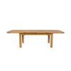 Country Oak 2.8m Double Extending Oak Dining Table - 20% Off Discount Code FLASH - 7