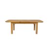 Country Oak 2.8m Double Extending Oak Dining Table - 20% Off Discount Code FLASH - 8