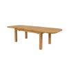 Country Oak 2.8m Double Extending Oak Dining Table - 20% Off Discount Code FLASH - 10