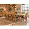 Country Oak 180cm-280cm Extending Dining Table with Rounded Corners - £100 OFF AUTUMN SALE - 2