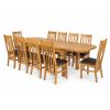 Country Oak 180cm-280cm Extending Dining Table with Rounded Corners - £100 OFF AUTUMN SALE - 5