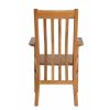 Chelsea Solid Oak Timber Seat Assembled Carver Dining Chair - SUMMER SALE - 7