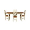 Country Oak 180cm Cream Painted Extending Dining Table and 4 Grasmere Cream Painted Chairs - SUMMER SALE - 10 Country Oak 180cm Cream Painted Extending Dining Table and 4 Grasmere Cream Painted Chairs - SUMMER SALE - 10