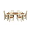 Country Oak 230cm Cream Painted Extending Dining Table and 6 Grasmere Cream Painted Chairs - SUMMER SALE - 10 Country Oak 230cm Cream Painted Extending Dining Table and 6 Grasmere Cream Painted Chairs - SUMMER SALE - 10