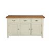 Country Cottage 140cm Cream Painted Large Assembled Oak Sideboard - 10% OFF SUMMER SALE - 8