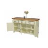 Country Cottage 140cm Cream Painted Large Assembled Oak Sideboard - 10% OFF SUMMER SALE - 9