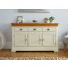 Farmhouse 140cm Cream Painted Large Assembled Oak Sideboard - 10% OFF SUMMER SALE - 4 Farmhouse 140cm Cream Painted Large Assembled Oak Sideboard - 10% OFF SUMMER SALE - 4
