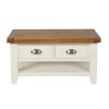 Country Cottage Cream Painted Oak Coffee Table With Drawers - SUMMER SALE - 5 Country Cottage Cream Painted Oak Coffee Table With Drawers - SUMMER SALE - 5