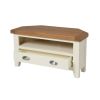 Country Cottage Cream Painted Corner TV Unit With Drawer - SUMMER SALE - 6