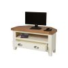 Country Cottage Cream Painted Corner TV Unit With Drawer - SUMMER SALE - 8