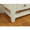 Country Cottage Cream Painted Large 4 Drawer Oak Coffee Table With Shelf - SUMMER SALE - 5