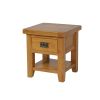 Country Oak Lamp Table With Drawer and Shelf - SUMMER SALE - 4 Country Oak Lamp Table With Drawer and Shelf - SUMMER SALE - 4