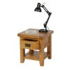 Country Oak Lamp Table With Drawer and Shelf - SUMMER SALE - 6 Country Oak Lamp Table With Drawer and Shelf - SUMMER SALE - 6