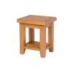 Country Oak Petite Lamp Table With Shelf - SUMMER SALE - 6 Country Oak Petite Lamp Table With Shelf - SUMMER SALE - 6
