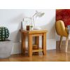 Country Oak Petite Lamp Table With Shelf - SUMMER SALE - 2 Country Oak Petite Lamp Table With Shelf - SUMMER SALE - 2