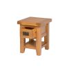 Country Oak Petite Lamp Table With Drawer Shelf - SUMMER SALE - 7 Country Oak Petite Lamp Table With Drawer Shelf - SUMMER SALE - 7