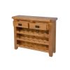 Country Oak 85cm Wine Rack With Drawer - SUMMER SALE - 9 Country Oak 85cm Wine Rack With Drawer - SUMMER SALE - 9