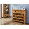 Country Oak 85cm Wine Rack With Drawer - SUMMER SALE - 2 Country Oak 85cm Wine Rack With Drawer - SUMMER SALE - 2