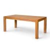 Country Oak 180cm Chunky Corner Leg Solid Oak Dining Table - 20% Off Discount Code FLASH - 2 Country Oak 180cm Chunky Corner Leg Solid Oak Dining Table - 20% Off Discount Code FLASH - 2