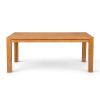 Country Oak 180cm Chunky Corner Leg Solid Oak Dining Table - 20% Off Discount Code FLASH - 4 Country Oak 180cm Chunky Corner Leg Solid Oak Dining Table - 20% Off Discount Code FLASH - 4