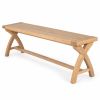 Doveridge 160cm Whitewash Limed Oak Cross Leg Indoor Bench - 10% Off Discount Code SAVE - 5 Doveridge 160cm Whitewash Limed Oak Cross Leg Indoor Bench - 10% Off Discount Code SAVE - 5