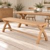 Doveridge 160cm Whitewash Limed Oak Cross Leg Indoor Bench - 10% Off Discount Code SAVE - 4 Doveridge 160cm Whitewash Limed Oak Cross Leg Indoor Bench - 10% Off Discount Code SAVE - 4