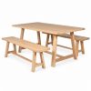 Doveridge 180cm Whitewash Limed Oak Trestle Dining Table - 10% OFF AUTUMN SALE - 9