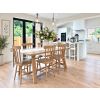 Doveridge 180cm Whitewash Limed Oak Trestle Dining Table - 10% OFF AUTUMN SALE - 4
