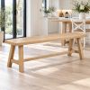Doveridge 1.6m Whitewash Limed Oak Trestle Dining Bench - 10% Off Discount Code SAVE - 3 Doveridge 1.6m Whitewash Limed Oak Trestle Dining Bench - 10% Off Discount Code SAVE - 3