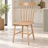 Doveridge Whitewash Limed Oak Spindleback Assembled Dining Chair - 10% OFF AUTUMN SALE - 2