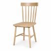 Doveridge Whitewash Limed Oak Spindleback Assembled Dining Chair - 10% OFF AUTUMN SALE - 3