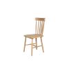 Doveridge Whitewash Limed Oak Spindleback Assembled Dining Chair - 20% Off Discount Code FLASH - 5