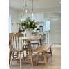 Doveridge Whitewash Limed Oak Spindleback Assembled Dining Chair - 20% Off Discount Code FLASH - 3