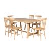 Doveridge Whitewash Limed Oak Spindleback Assembled Dining Chair - 20% Off Discount Code FLASH - 7